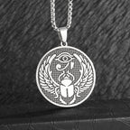 Jewelry Round Celtic Knot Necklace for Men Nordic Rune Amulet Fashion Sweater Necklace Gift