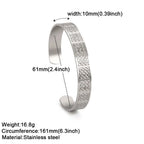 My Shape Vintage Viking Celtics Knot Bangles for Men Couple Stainless Steel Adjustable Open Cuff Bangle Bracelets