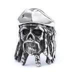 Multi Style Gothic Skull Rings Stainless Steel Fashion Personality Hip-hop Men Ring Biker Party Charm Jewelry Gift