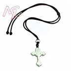 Natural Real Jade Cross Pendant Necklace Talismans Amulet Designer Gift Carved Jewelry Gifts for Women Men Charm Chinese