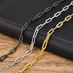Paperclip Chain Bracelet 5mm — Stainless
