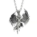 Fashion Anime Sexy Double Ponytail Lolita Pendant Goddess Necklace Men and Women Charm Temptation Cool Jewelry