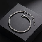 Minimalist Foxtail Chain Bracelet — Stainless Steel