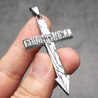 Cross Pendant Necklace Stainless Steel