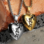 Heart Stainless Steel Pendant Necklace