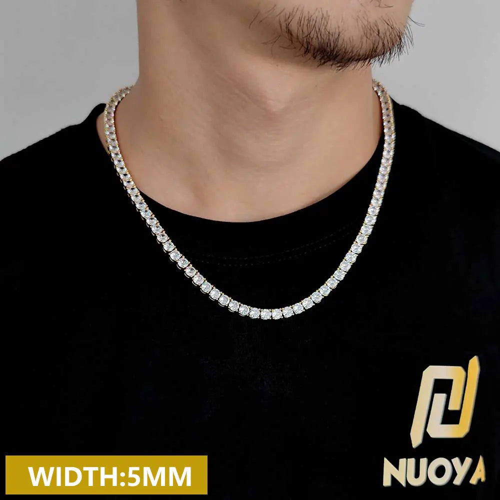 Tennis Chain Necklace Stainless Steel 3/4/5MM