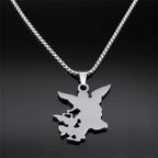 Archangel St.Michael Protect Me Necklace for Women Men Stainless Steel Saint Protection Chain Jewelry corrente