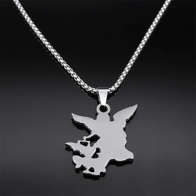 Archangel St.Michael Protect Me Necklace for Women Men Stainless Steel Saint Protection Chain Jewelry corrente