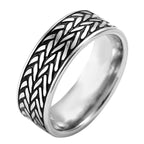 Vintage 316L Stainless Steel Ring for Men And Women Never Fade Power Lucky Mantra Ring