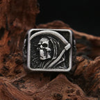 Scythe Death Skull Ring — Stainless Steel