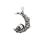 Gothic Skull Pendant Necklace — Stainless Steel