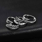 Wings Ring — Stainless Steel Adjustable