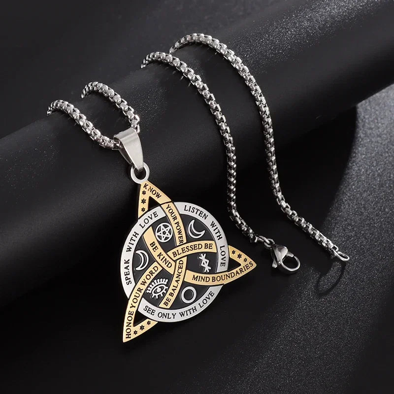 New Twisted Mobius Silver Color Pendant Men and Women Couple Hip Hop Student Pendant Anniversary Jewelry Gift