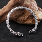 Wolf Head Bracelet — Stainless Steel