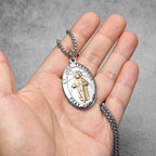 St. Jude Pendant Necklace Stainless Steel