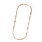 4mm Row Zircon Tennis Chain Necklace