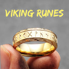 Viking Rune Ring — Stainless Steel