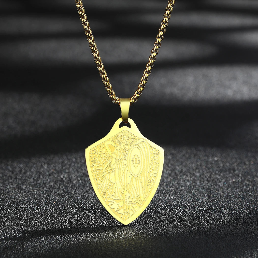 Lion of Judah Coin Pendant Necklace