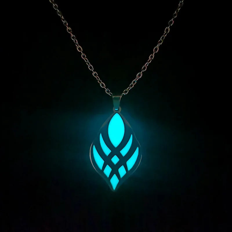 Luminous Heart Pendant Necklace — Stainless Steel