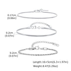 2/3pcs Stainless Steel Cross Cuban Bracelets for Men Waterproof Non Fading Twist Chain Bracelet Simple Fashion Jewelry