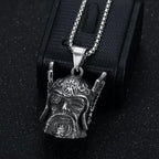 Odin Steel Pendant Motorcycle Retro Viking Nordic