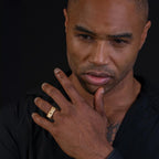 Custom Gothic Rings Men Luxury Stainless Steel Hip Hop Ring Personalized Chunky Knuckle Rings Wedding Jewelry Anniversary Gifts