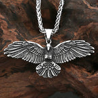 New Fashion 316L Stainless Steel Eagle Pendant Necklaces For Men Women Hip Hop Biker Vikings Animal Necklace Party Jewelry Gifts