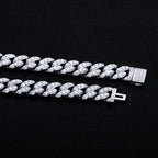 Iced Out Cuban Bracelet — 925 Silver