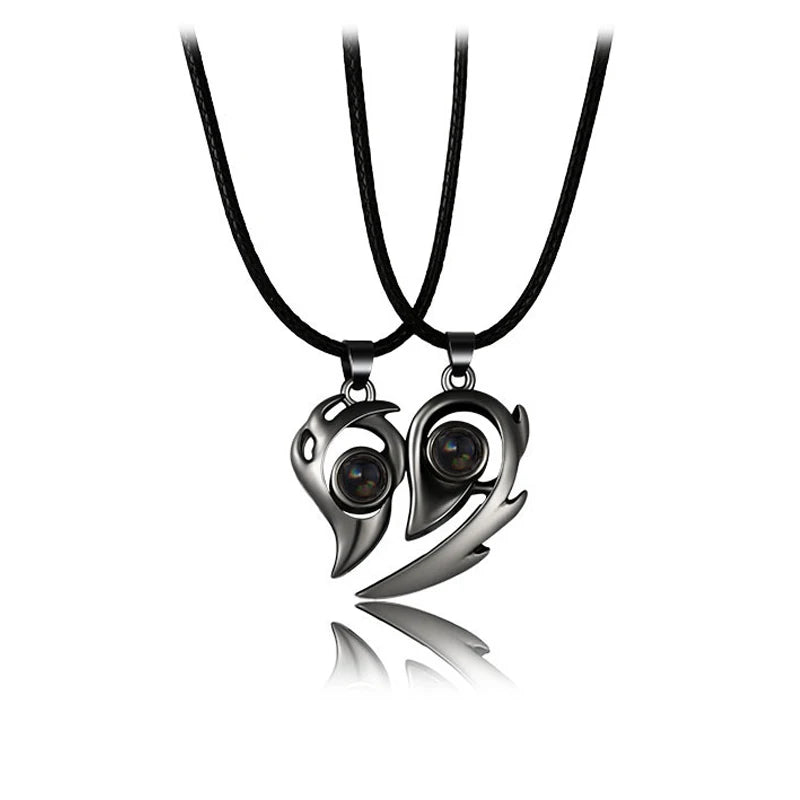Magnetic Heart Pendant Necklace