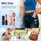 Portable Handheld Fan Mini Clip Fan With Umbrella Holder Function USB Rechargeable Personal Cooling Fan For Outdoor