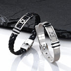 Star of David Watch Strap Bracelet — Stainless Steel