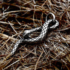 Vintage Snake Pendant Necklace for Men Fashion Punk Stainless Steel Gothic Animal Biker Necklace Jewelry Gift Dropshipping