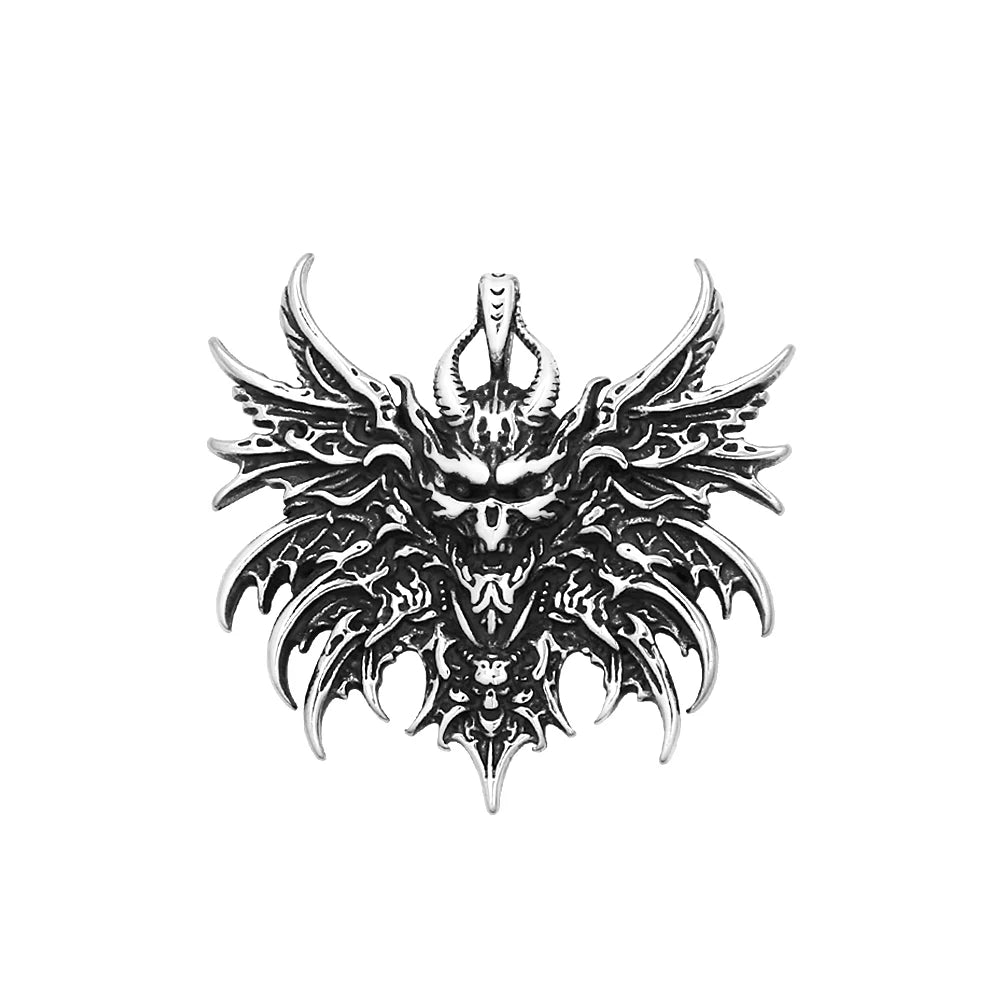 Skull Pendant Necklace — 316L Stainless Steel