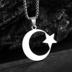 Anubis Stainless Steel Pendant Necklace