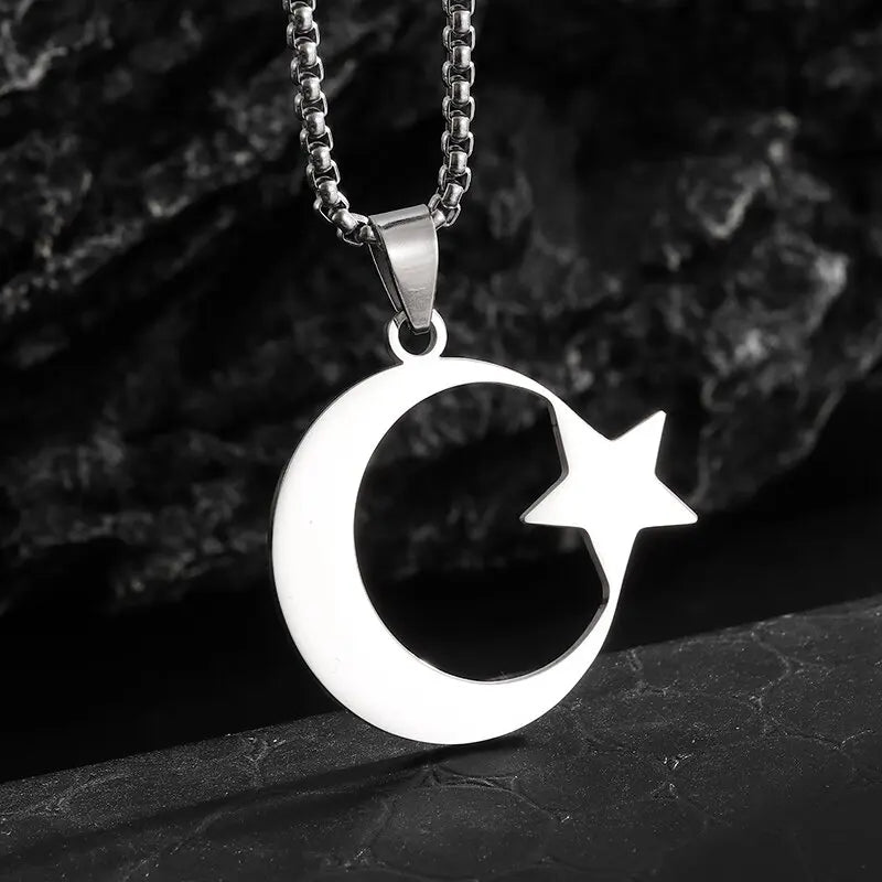 Anubis Stainless Steel Pendant Necklace