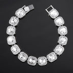 13mm Crystal Tennis Bracelet Iced Out Chain Bracelets For Women Men Bling Pink Rhinestone Hip Hop Lady Bracelet Fashion Jewelry