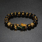 Color-Changing Natural Stone Pi Xiu Beaded Bracelet