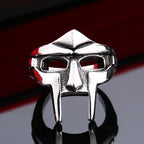 Steel Ring Vintage Doom Mask Punk