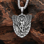 Angel Wings Pendant — Stainless Steel