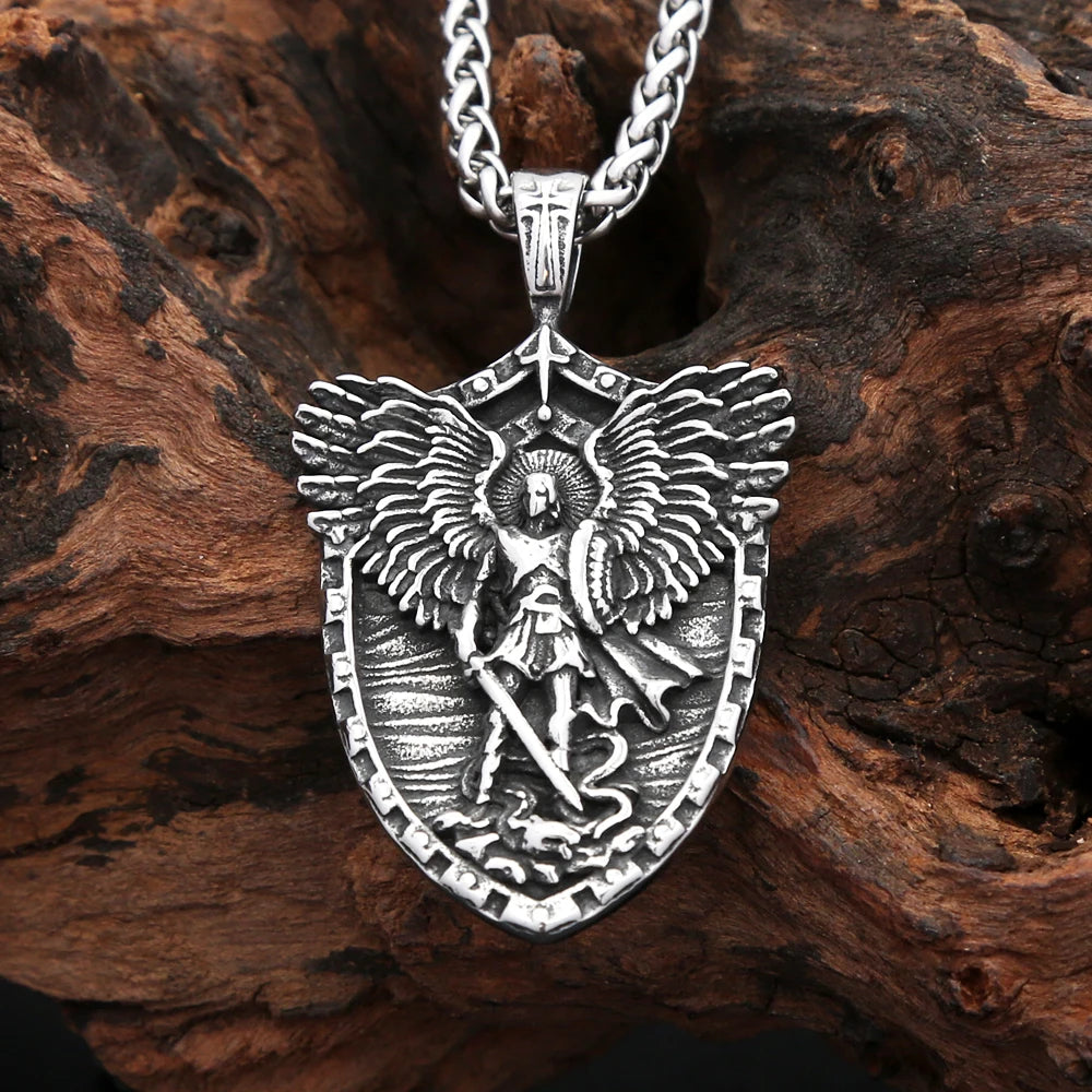 Angel Wings Pendant — Stainless Steel