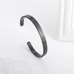 Fashion Design Stainless Steel Curved Tableware Fork Open Bracelet Men and Women Personality Charm Hip Hop Casual