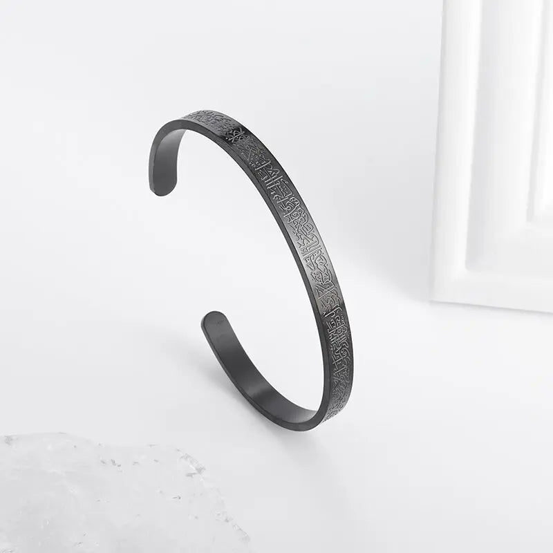 Fashion Design Stainless Steel Curved Tableware Fork Open Bracelet Men and Women Personality Charm Hip Hop Casual