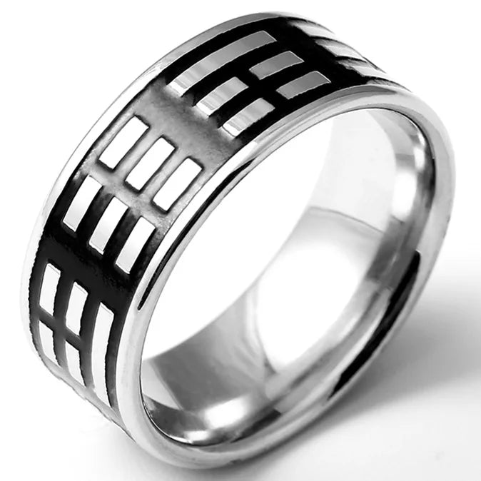 Vintage 316L Stainless Steel Ring for Men And Women Never Fade Power Lucky Mantra Ring