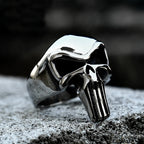 Punisher Skull Biker Ring — Stainless Steel