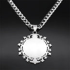 Archangel Amulet Pendant Necklace — Stainless Steel