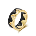 Simple Punk Link Chain Ring — Stainless Steel