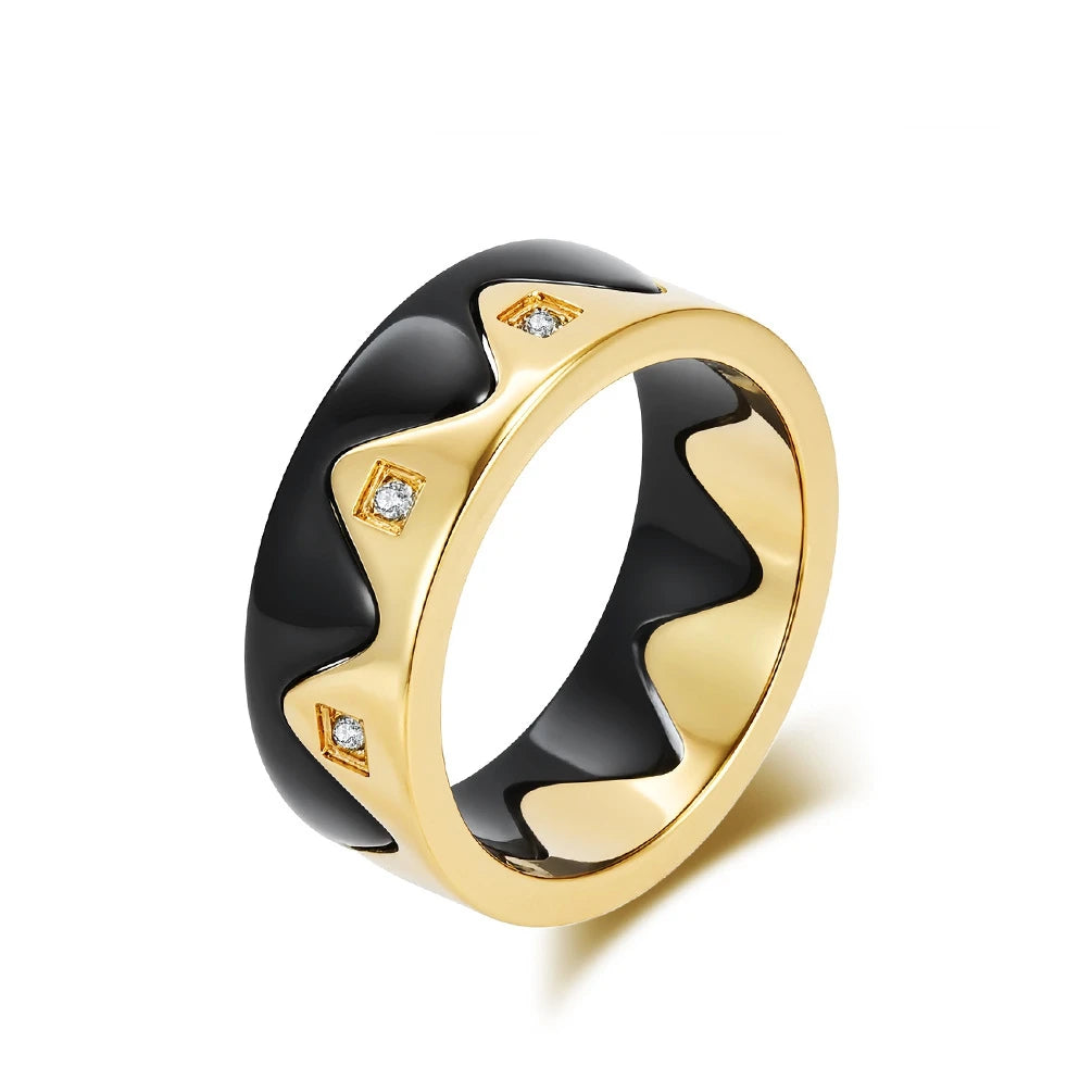 Simple Punk Link Chain Ring — Stainless Steel