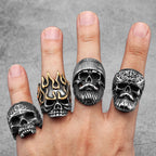 Skull Rider Ring — Stainless Steel