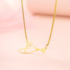 Personalized Arabic Name Necklace for Women Men Custom Arabic Stainless Steel Pendant Jewelry Customized Necklace Box