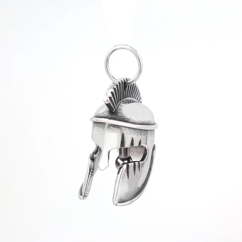 Vintage Design Viking Warrior Bell Pendant Motorcycle Wind Nordic Odin Guardian Bell Necklace Gift Jewelry Accessories